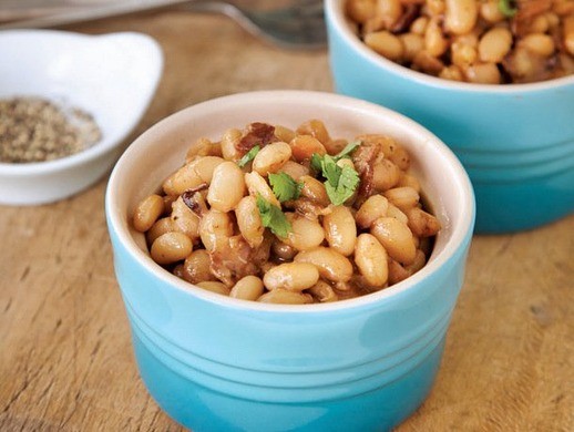 Vermont baked beans from 'Lighten Up, America!' (Cook the Book)