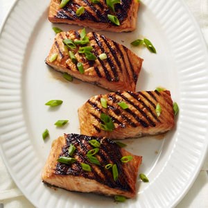 Vermouth marinated salmon
