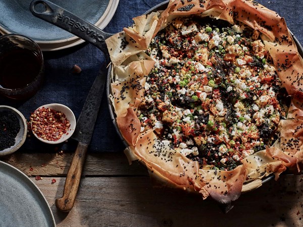 Versatile filo pie