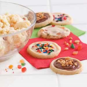 Versatile slice 'n' bake cookies
