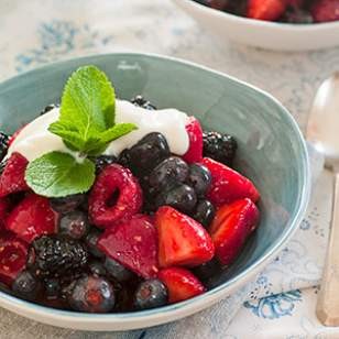 Very berry fruit salad