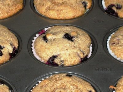Very blueberry muffins