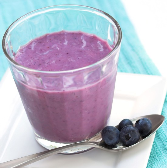 Very blueberry smoothie