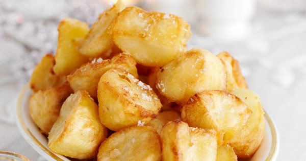 Very crisp roast potatoes