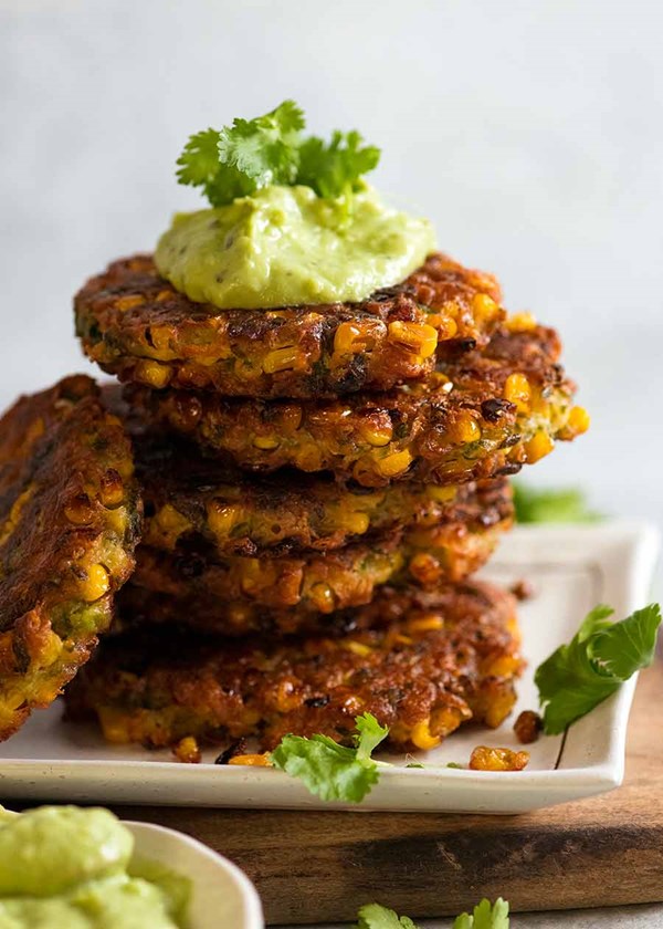 Very crispy corn fritters