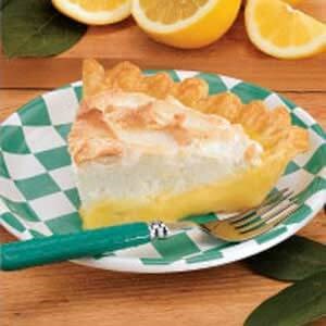 Very lemony meringue pie