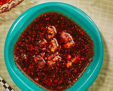 Very nutty chili crisp