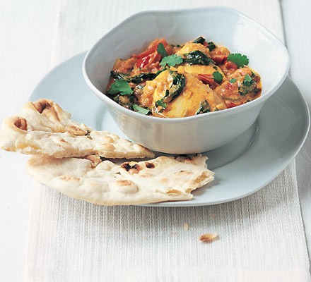 Very quick chicken curry