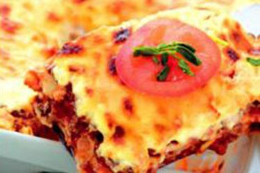 Very quick lasagne