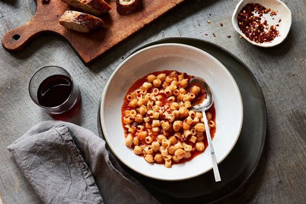 Victoria Granof’s pasta con ceci