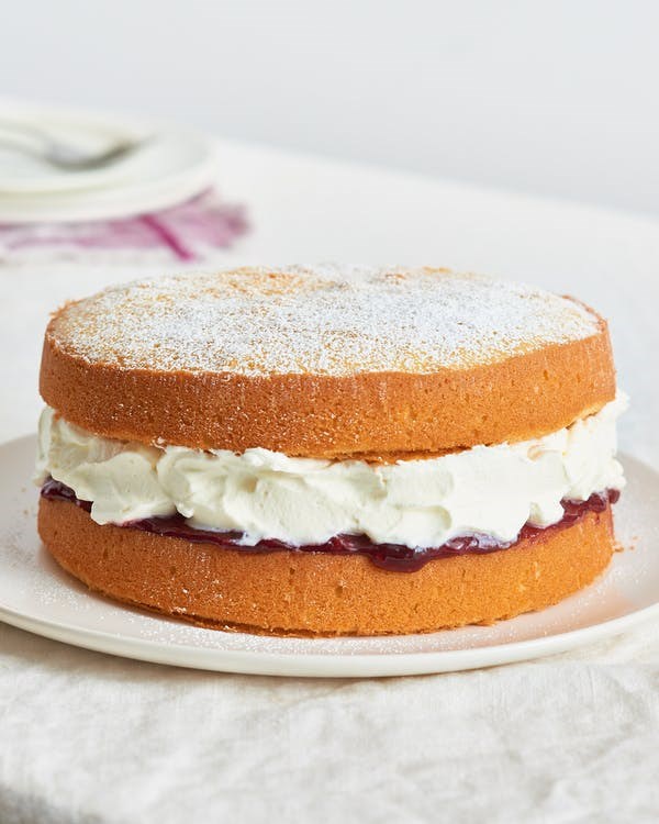 Victoria sponge sandwich cake