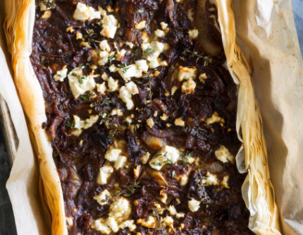 Vidalia onion tart
