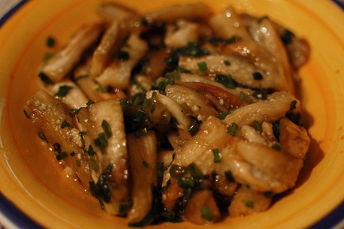 Vietnamese aubergine salad