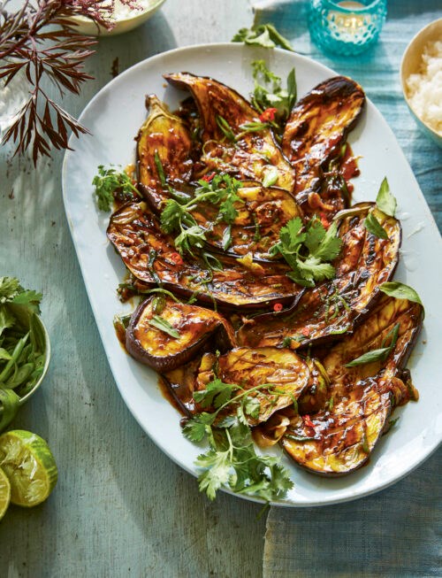 Vietnamese black bean aubergines