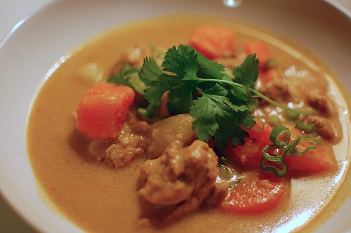 Vietnamese chicken and sweet potato curry