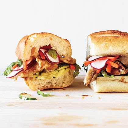 Vietnamese chicken sandwiches