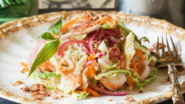 Vietnamese chicken slaw