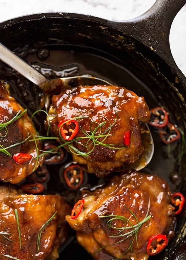 Vietnamese coconut caramel chicken