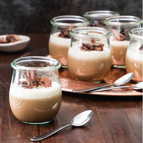 Vietnamese coffee panna cotta