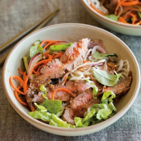 Vietnamese flank steak salad