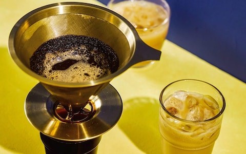 Vietnamese iced coffee (Ca phe sua da)