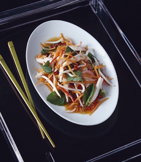 Vietnamese minted chicken salad