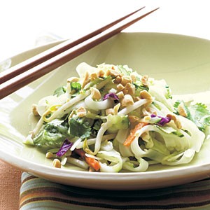 Vietnamese noodle-vegetable toss