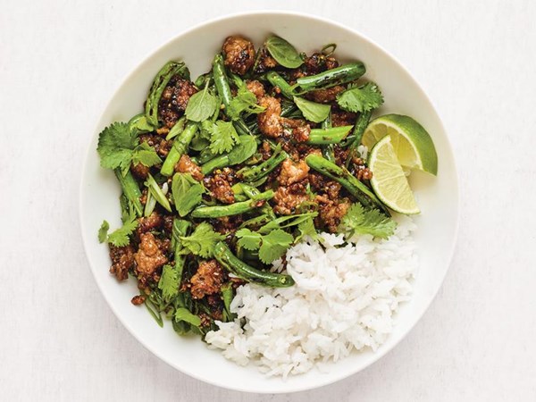 Vietnamese pork and green bean stir-fry