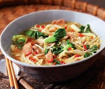 Vietnamese pork noodle soup