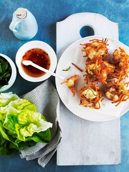 Vietnamese prawn cakes