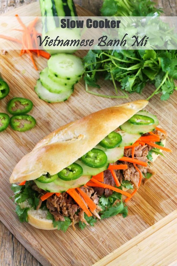  Vietnamese pulled pork banh mi