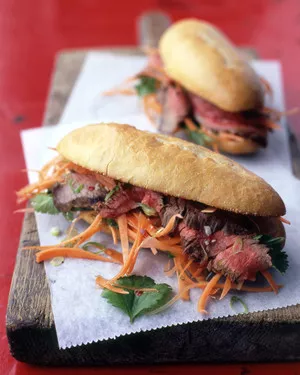 Vietnamese steak sandwiches