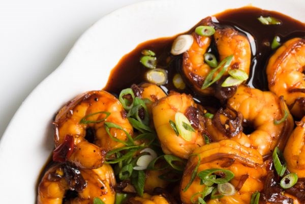 Vietnamese-style caramel shrimp