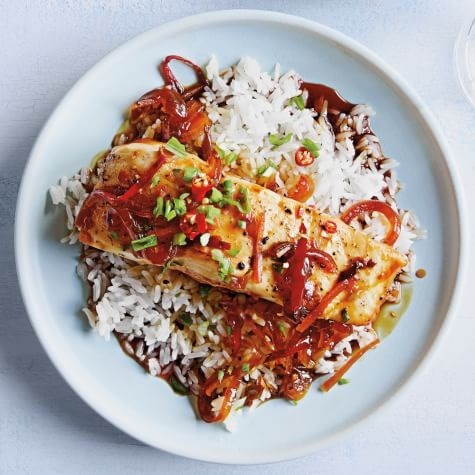 Vietnamese-style caramelized fish with ginger