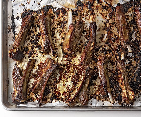 Vietnamese-style lamb riblets with sweet soy dipping sauce