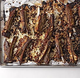 Vietnamese-style lamb riblets with sweet soy dipping sauce