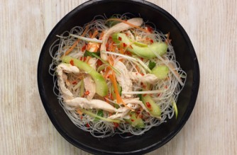 Vietnamese style leftover chicken salad