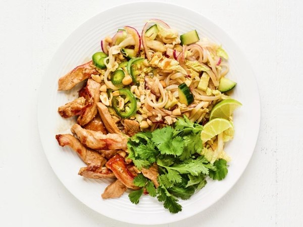 Vietnamese-style pork and noodle salad 