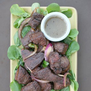 Vietnamese-style sautéed beef (Bo luc lac)