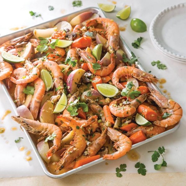 Vietnamese-style shrimp boil