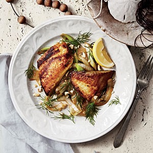 Vietnamese tilapia with turmeric and dill