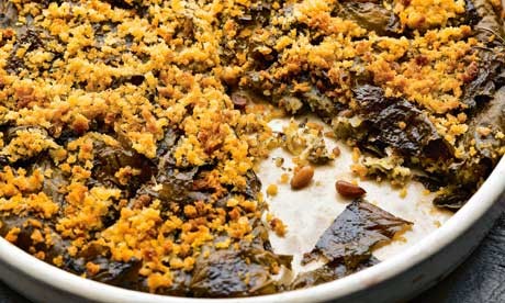 Vine leaf, herb and yoghurt pie