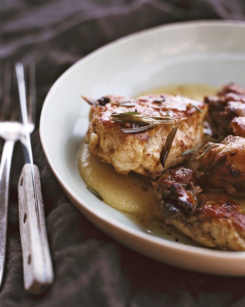 Vinegar glossed chicken