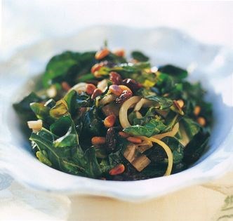 Vineyard-style Swiss chard (Bettes du vigneron)