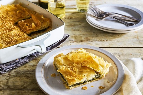 Violette's spinach fillo