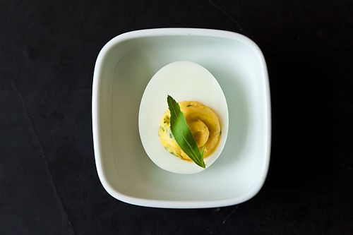Virginia Willis' Deviled eggs