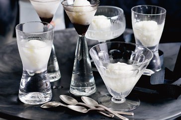 Vodka sorbet shots