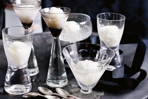 Vodka sorbet shots