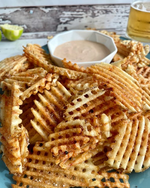Waffle fries