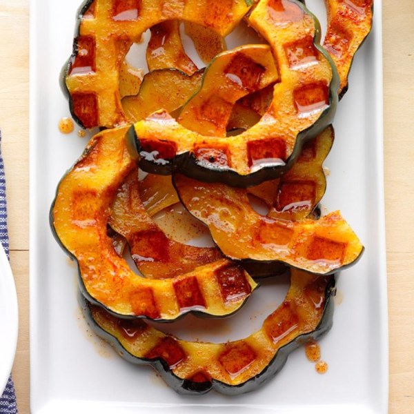 Waffle iron acorn squash 